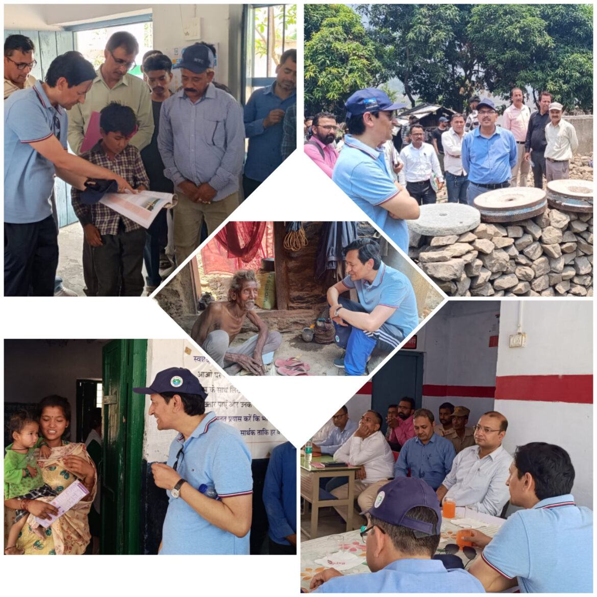 ✍️✍️चंपावत जिले के एकमात्र राजि जनजाति गांव खिरद्वारी का कुमाऊं आयुक्त दीपक रावत द्वारा जिलाधिकारी नवनीत पांडे सहित विभिन्न विभागों के जिला स्तरीय, खंड स्तरीय अधिकारियों के साथ भ्रमण कर ग्रामीणों का घर-घर जाकर हाल जाना व उनकी समस्याएं सुनी👉