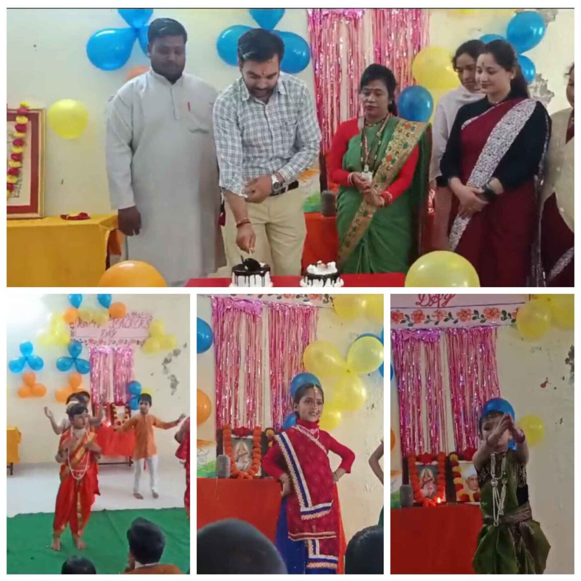 ✍️छोटे छोटे बच्चों ने सांस्कृतिक कार्यक्रम कर शिक्षक दिवस के अवसर पर खूब वाही वही लूटी।👉