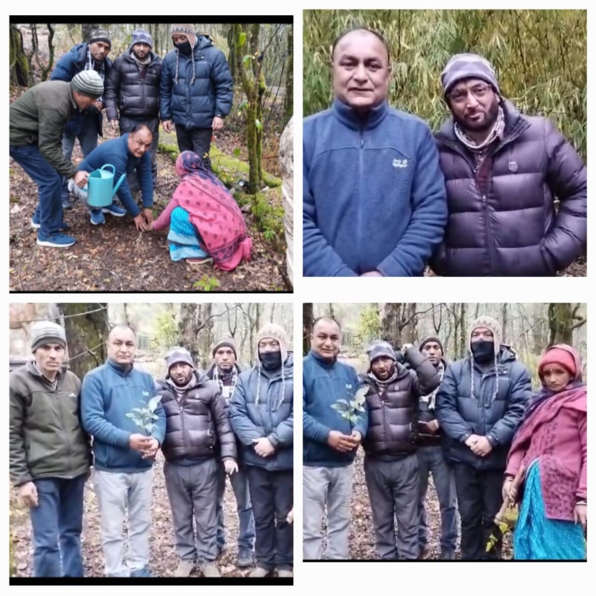 ✍️अनूठा प्रदर्शन पौधे रोपित कर सरकार को जगाने का काम कर रहे हैं ।सँयुक्त कर्मचारी महासंघ कुमाऊँ गढ़वाल मंडल विकास निगम के नेता👉