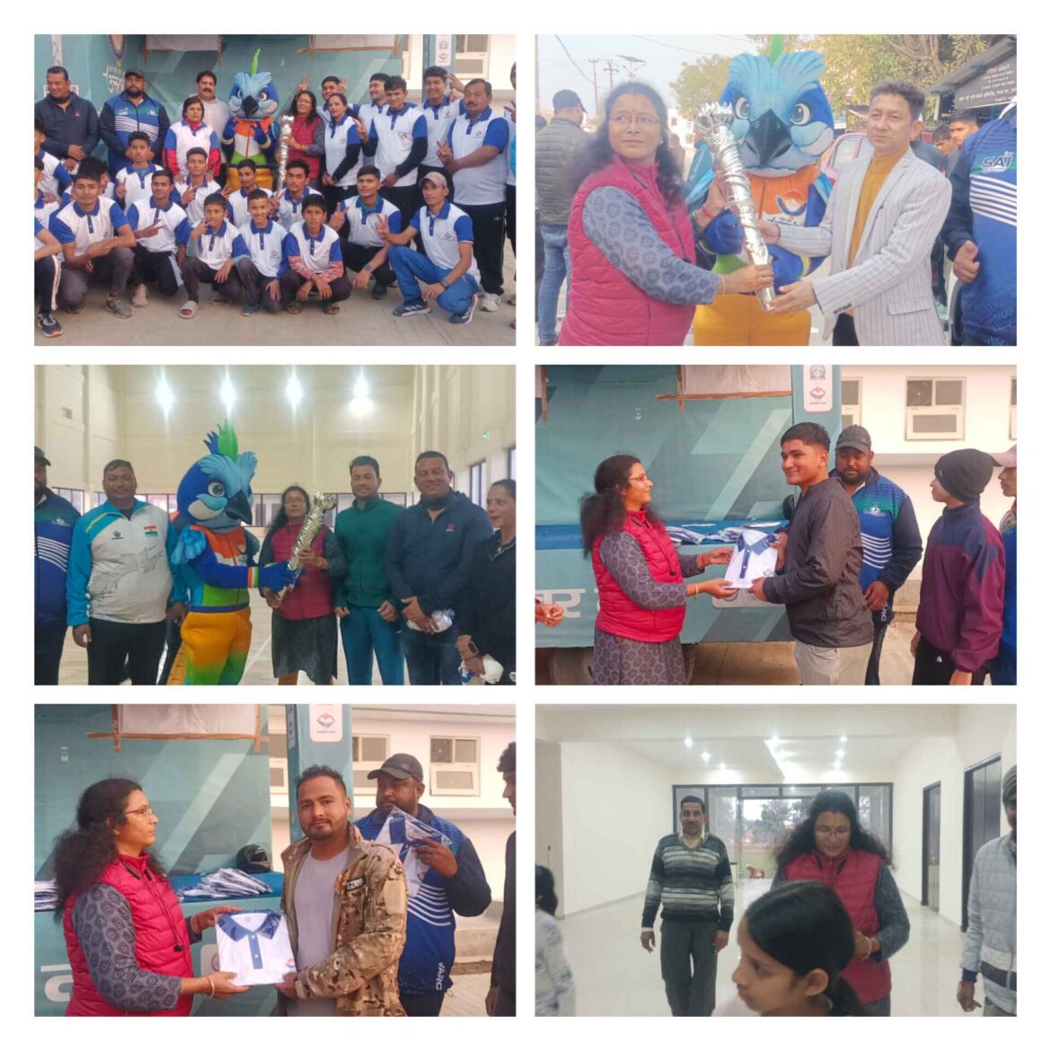 ✍️38 वें राष्ट्रीय खेल की मसाल मौली के साथ पहुंची खटीमा👉