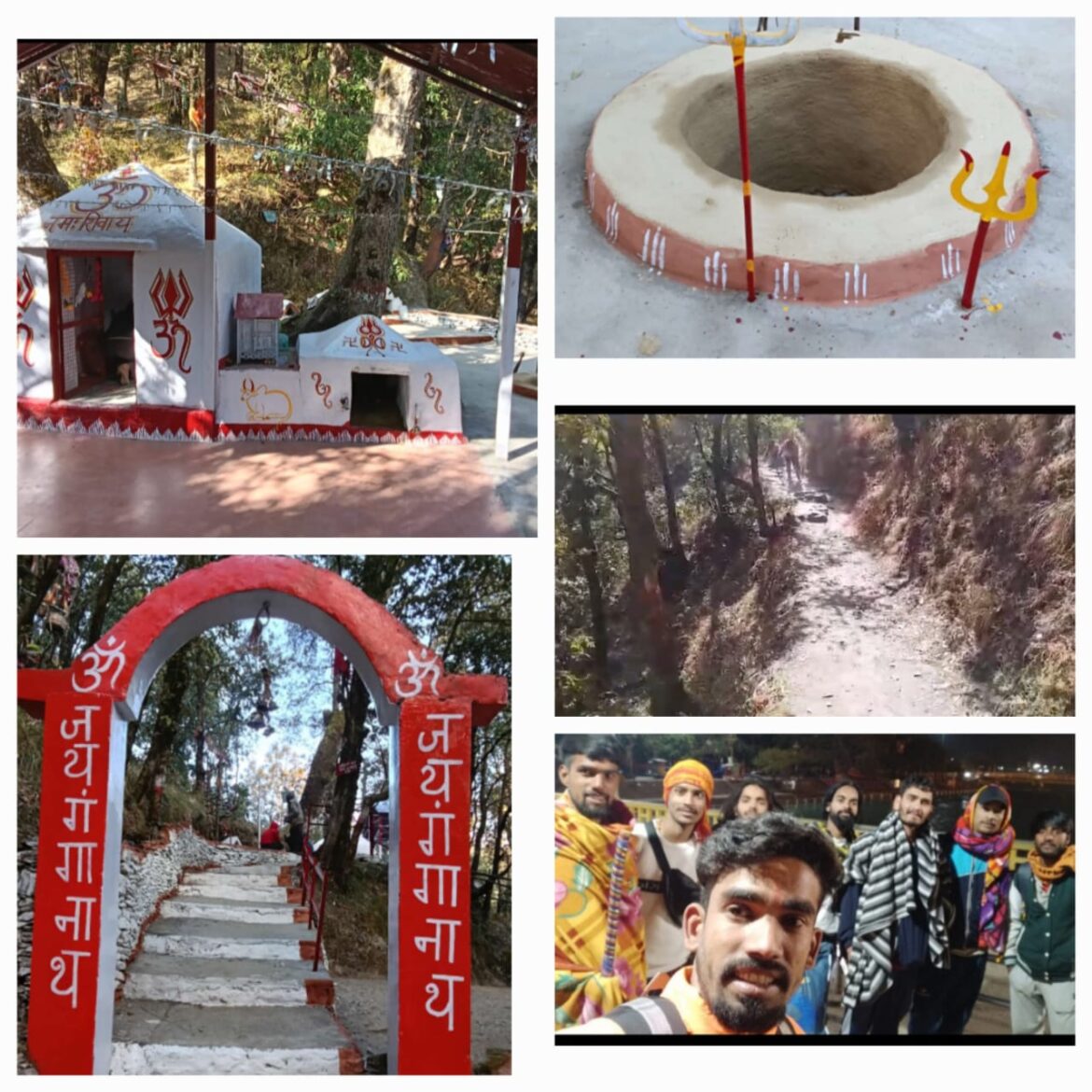 ✍️स्थानीय युवाओं द्वारा कावड़ जाने से पहले घने जंगल में गंगनाथ देवता के मंदिर का रास्ता साफ कर हरिद्वार हुए रवाना👉