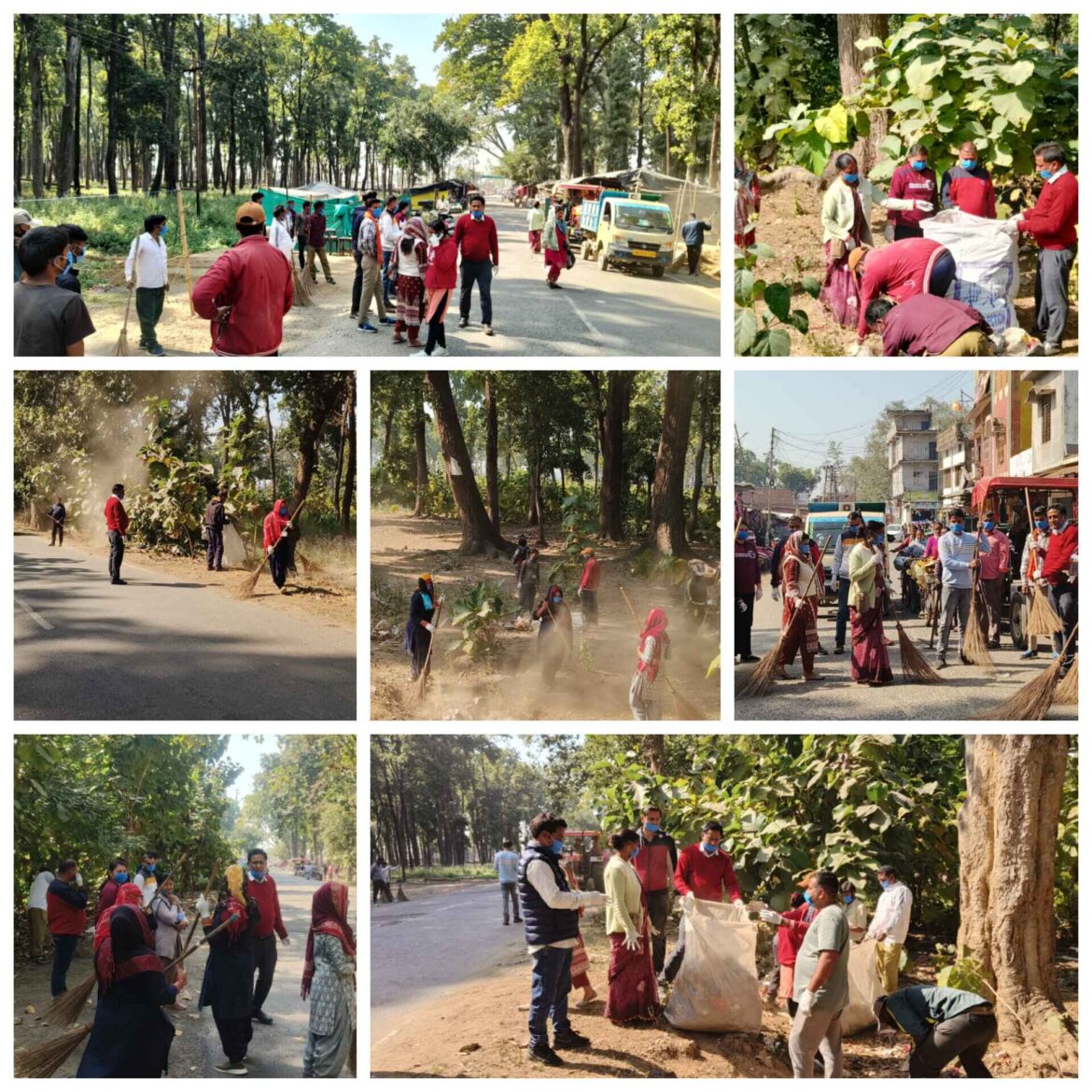 ✍️नगर पंचायत बनबसा के द्वारा रविदास जयंती व आगामी उत्तर भारत की प्रसिद्ध पूर्णागिरी मेल को देखते हुए चलाया गया सफाई अभियान👉