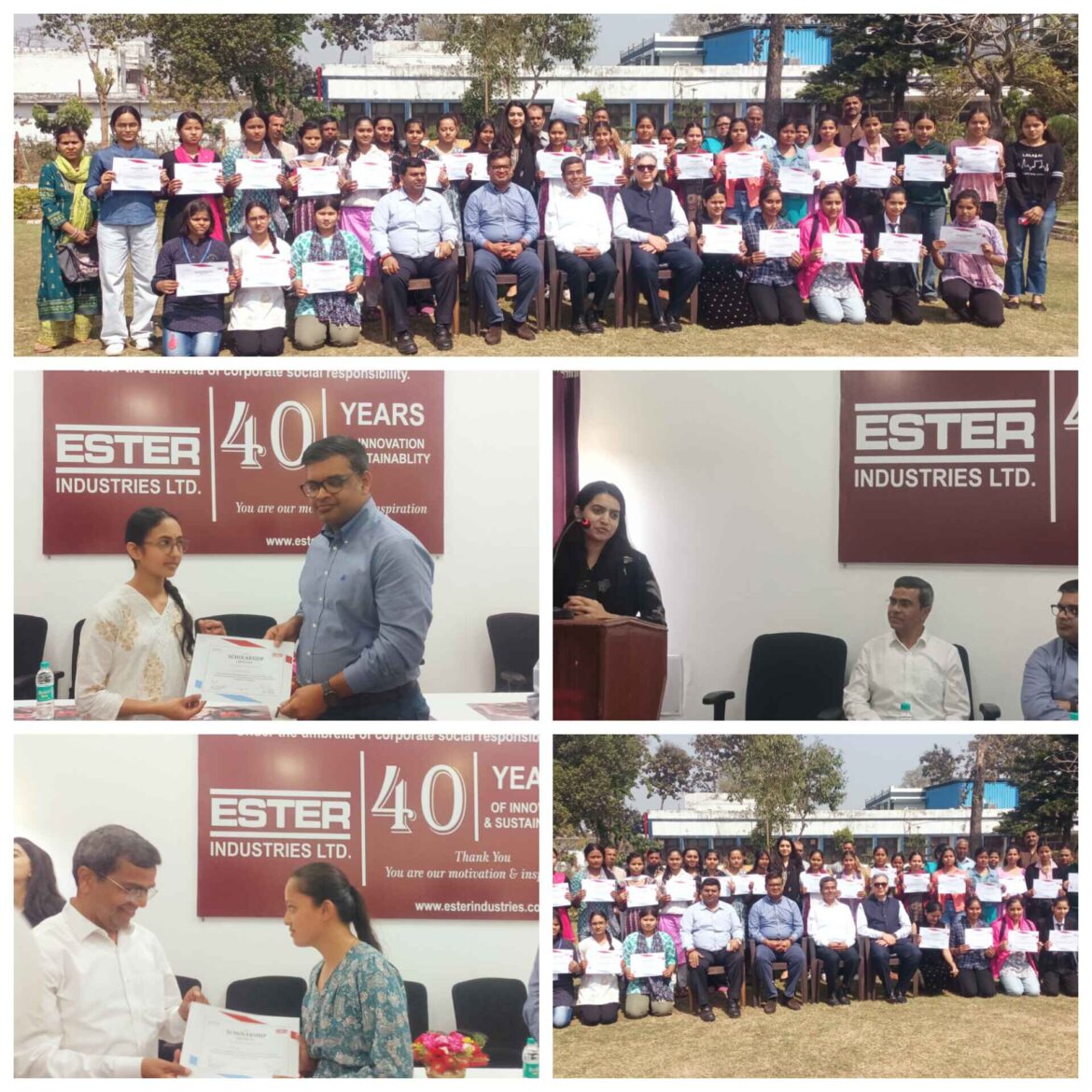 ✍️ गर्ल्सफरस्ट फाउंडेशन द्वारा ईस्टर इंडस्ट्रीज लिमिटेड खटीमा के सहयोग से 45 जरूरतमंद छात्रों को आगे की शिक्षा हेतु छात्रवृत्ति दी जाएगी