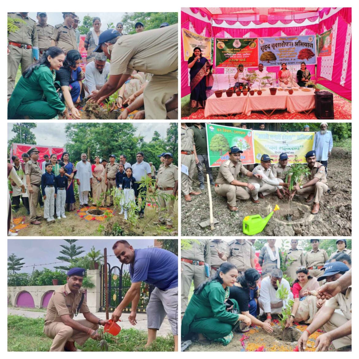 ✍️वन विभाग तराई पूर्वी वन प्रभाग हल्द्वानी के खटीमा रेंज के अंतर्गत विभिन्न स्थानों वृक्षारोपण कर मनाया गया हरेला पर्व👉