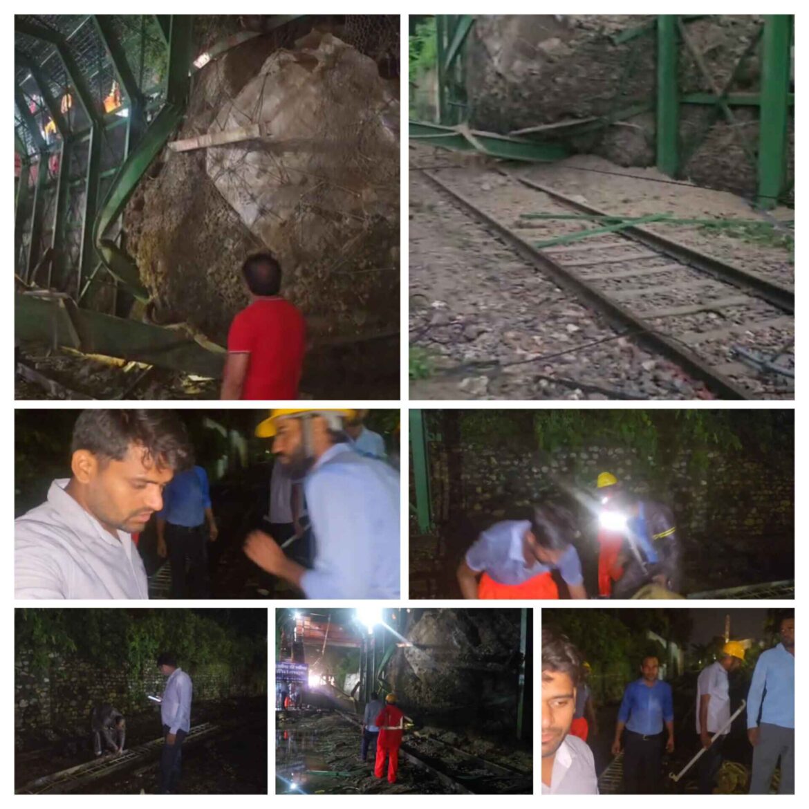 ✍️हरिद्वार में बारिश के चलते रेल के पहिए थमे👉