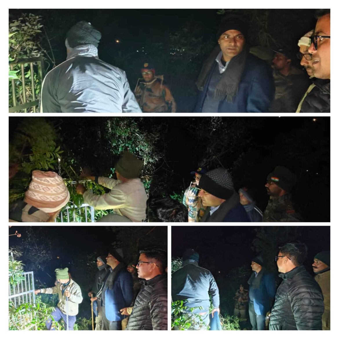 रात के अंधेरे में जंगल का खतरा कड़ाके की ठंड जिला अधिकारी चंपावत का ग्रामीणों की सुरक्षा को लेकर एक्शन,रात के अंधेरे में जिलाधिकारी को देख ग्रामीणों में उत्साह ग्रामीणों ने कहा अधिकारी हो तो ऐसे हो👉