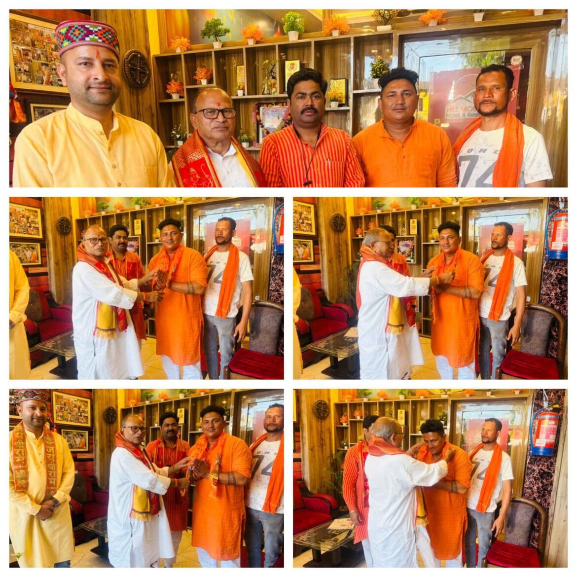 ✍️वरिष्ठ व्यापारी भरत चन्द को बनाया गया विश्व हिंदू परिषद बजरंग दल जिला सुरक्षा प्रमुख उधम सिंह नगर👉