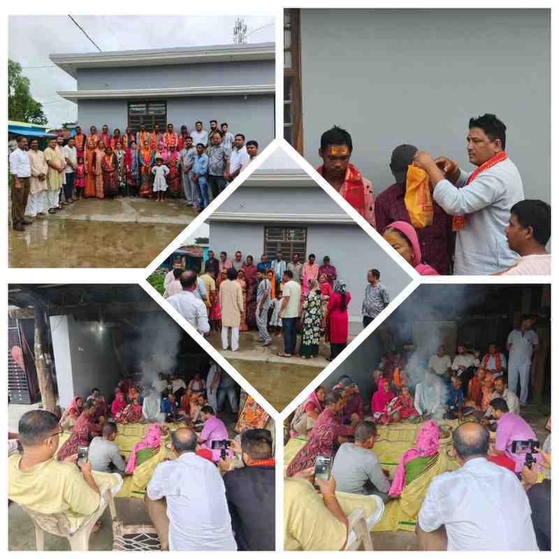 ✍️खटीमा में विश्व हिंदू परिषद बजरंग दल के कार्यकर्ताओं के नेतृत्व में थारू समाज के लगभग 100 लोगों ने किया हिंदू धर्म में पुनः वापसी 👉