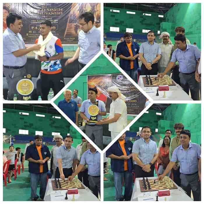✍️रुद्रपुर में धीरज सिंह रघुवंशी मेमोरियल ओपन शतरंज प्रतियोगिता का आगाज, भारत-नेपाल के 300 खिलाड़ी ले रहे हिस्सा👉