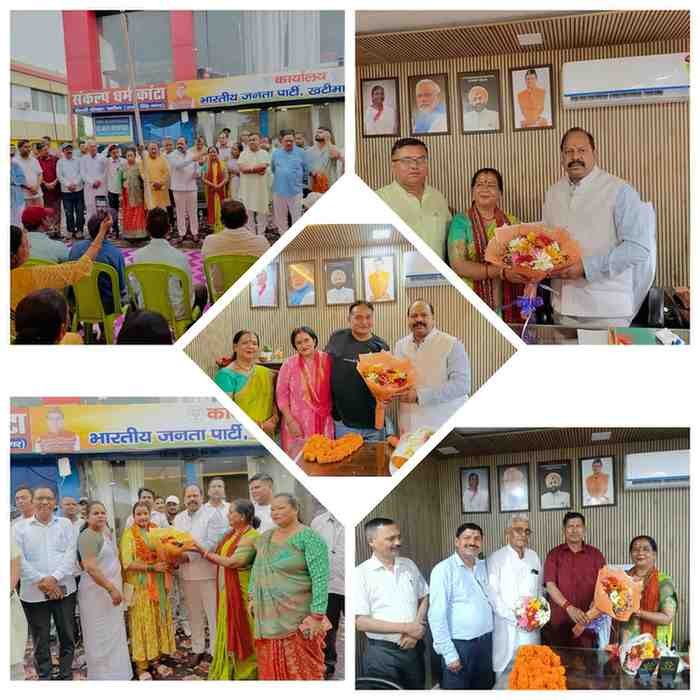 ✍️जिला पंचायत अध्यक्ष अजय मौर्य व पार्टी कार्यकर्ताओं ने संयुक्त रूप से किया भाजपा कार्यालय का शुभारंभ व भाजपा का शक्ति प्रदर्शन देखकर कांग्रेस के जनप्रतिनिधियों ने थामा भाजपा का दमन👉