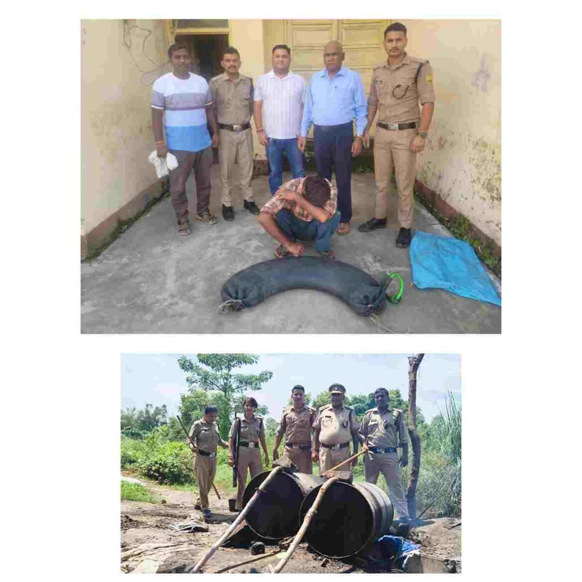 ✍️नानकमत्ता में आबकारी विभाग की बड़ी कार्रवाई, दो अवैध शराब भट्टियां ध्वस्त👉
