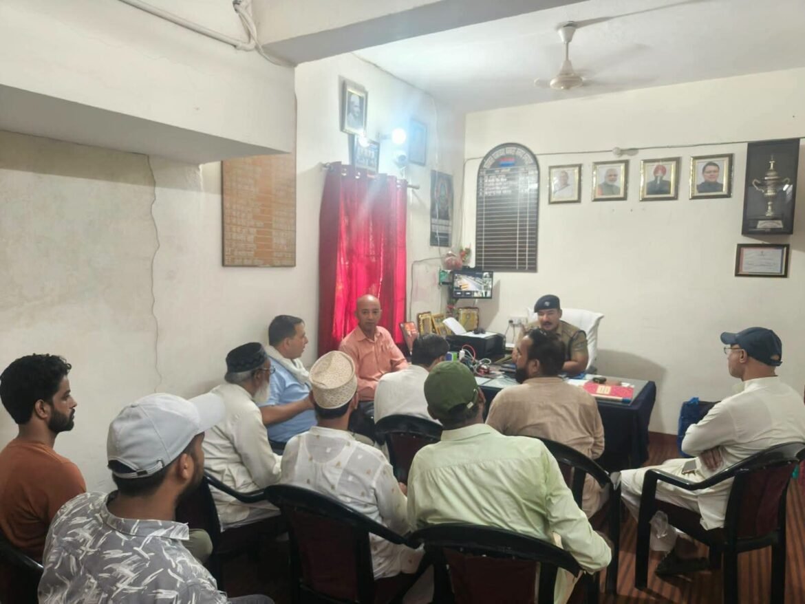 ✍️बनबसा में बारावफात को लेकर शांति समिति की बैठक, सौहार्द बनाए रखने पर जोर👉